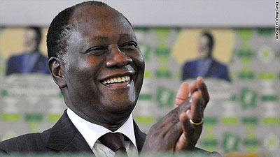 Ivory Coast President Alassane Ouattara 