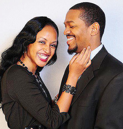 Princess Ruth Komuntale introducing her American beau, Christopher Thomas.