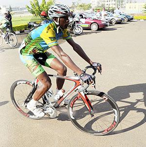 Adrien Niyonshuti carries Rwanda's main hope for a local rider to win the race since it become a UCI event four years ago. Sunday Sport / File.