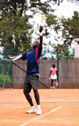 Gasigwa has made a great stride from last yearu2019s tournament where he never went past the first round. The New Times/T. Kisambira.