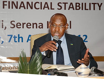 Central Bank Governor Claver Gatete.