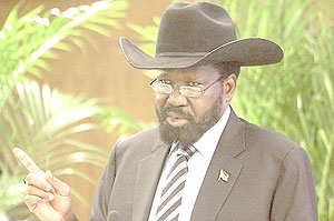 South Sudan's President Salva Kiir says Khartoum has intentionally delayed trade between the two countries. Net photo