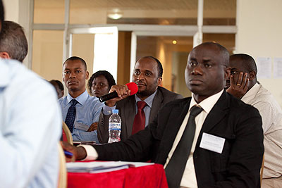 Participants during the energy meeting. The New Times / T. Kisambira.