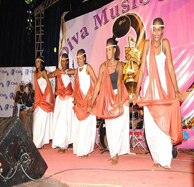 A Rwandan dance troupe at last yearu2019s Diva gala. Net photo.