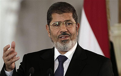 President Mohammed Morsi fires Prosecutor General. Net photo