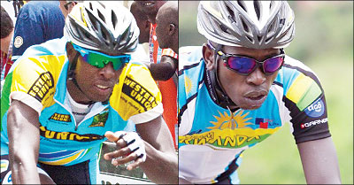 Adrien Niyonshuti  finished as the best Rwandan rider in 9th over all position. The New Times/T. Kisambira.Nicodu00e8m Habiyambere finished 9th last year but fell to 30th position this year. The New Times/File.