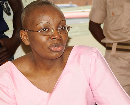 The Prosecution has filed a suit in the Supreme Court appealing against an eight years sentence handed to Victoire Ingabire.  The New Times / File.