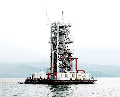 The Kivu Methane Gas plant. The New Times / File.