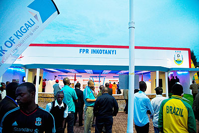 The RPF stand at ongoing prosperity Expo at Gikondo, Kigali. The New Times / T. Kisambira.