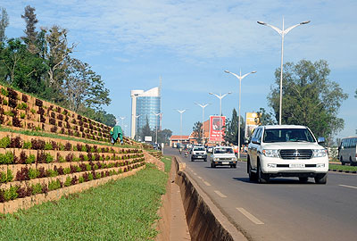A highway in Kigali. The new campaign will sensitise people to keep the city clean. The New Times/File.