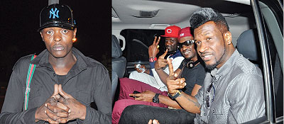 Chameleone arrives at Kigali International Airport.P Square on their way to Serena.