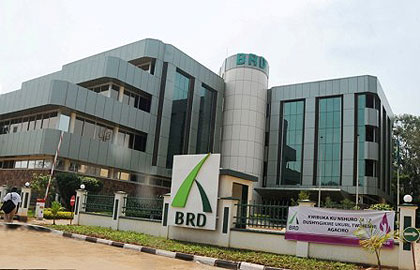 Rwanda Development Bank BRD headquarters in Kigali.