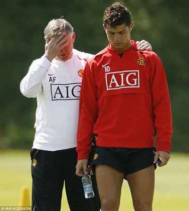 Ronaldo is the only player who has left Manchester United before Sir Alex Ferguson wanted them gone. Net photo.