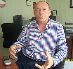 Fresh Cuts Uganda Managing Director Stephan Duyck. The New Times/Courtesy.