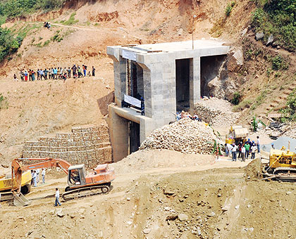 Work on Nyabarongo hydro power project; Rwanda could export electricity by 2017. The New Times/File.