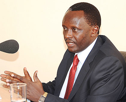 Prosecutor General Martin Ngoga during a past interview. The New Times / File.