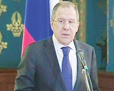 Sergei Lavrov refused to back calls for Mr Assad to step down. Net photo.