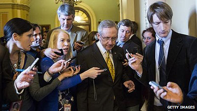 Senator Reid said there were still significant differences between the two sides