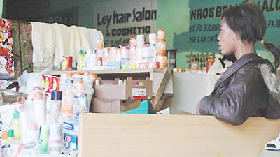 Skin lightening creams are popular in many parts of Africa. Net photo.
