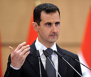 Syrian President Bashar al-Assad. Net photo.
