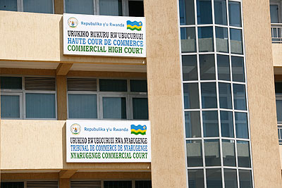 The Kigali International Arbitration Centre is expected to help resolve commercial disputes, thus reducing the number of cases that end up in commercial courts.  The New Times/File.