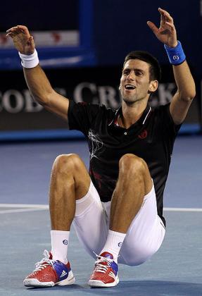 Djokovic won last year's Australian Open for his fifth grand slam title. Net photo.