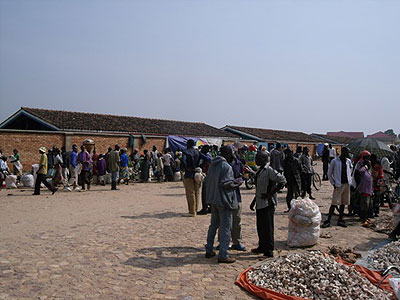 Some of the buildings that will be demolished to give way for the mall. The New Times / T. Kisambira.