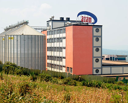 Azam is one of the factories already at the Kigali Special Economic Zone,  where the Gikondo Industrial Park will be relocated in  May. The New Times/ Timothy Kisambira.