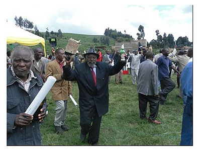 Some of the farmers supported by Horizon after attending a recent group function. The New Times / File.