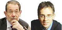 Javier Solana and Ian Bremmer