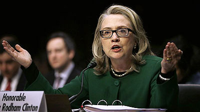 u2018I take responsibility,' Secretary of State Hillary Clinton told senators. Net photo.