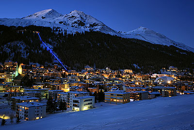 The Swiss ski resort. Net photo.