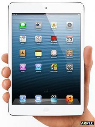 The iPad Mini shows Apple is following the competition despite challenges in its production chain.  Net photo.