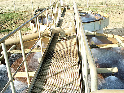 A water treatment Plant. The one at Muhazi is set to produce 3,200 cubic meters of water. The New Times/  File. 