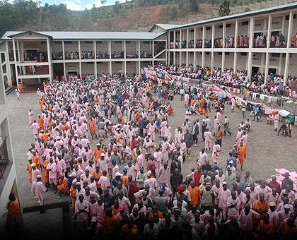 Inmates at Mpanga Prison. Sunday Times / File.