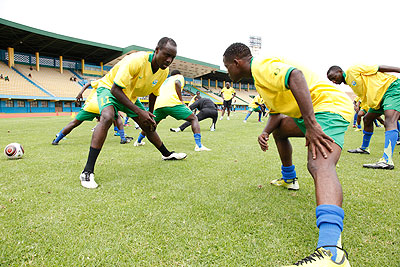 Micho has named captain Oliver Karekezi (left) and his assistant Haruna Niyonzima (right) in his 24-man squad. The New Times / File.