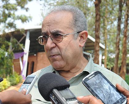 AU Commissioner for Peace and Security, Ramtane Lamamra. The New Times /  John  Mbanda.