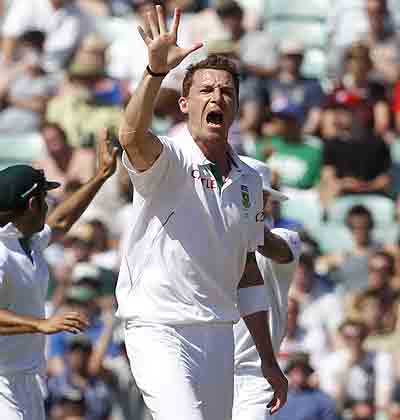 Steyn, the number Test one bowler, ensured Pakistanu2019s first innings of 49 was their lowest ever Test score. Net photo.