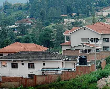 Several once residential houses in Kigali have been turned into commercial spaces. The New Times/  File. 