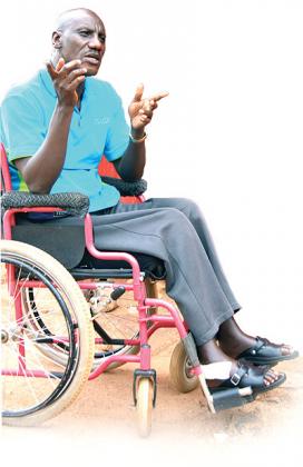 Retired Lieutenant Joseph Sabena Explaining the History of the Cooperative.