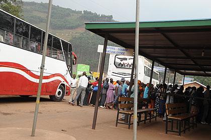 People clearing at Gatuna.Over 50 police officers on Friday completed four-day training on how to use, search Interpol databases and notices in order to curb transnational crimes. Sunday Times / File.