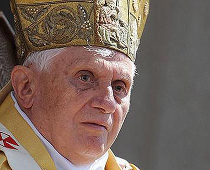 Pope Benedict XVI. Net photo. 