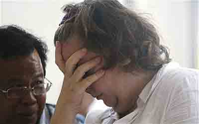 Lindsay Sandiford was sentenced after being found guilty of violating the countryu2019s strict drug laws by the Denpasar District Court. Net photo.