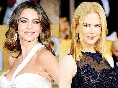 Sofia Vergara and Nicole Kidman. Net photo.