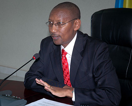 Minister Rwangombwa.  The New Times/ File. 