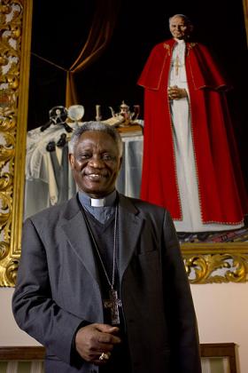 Ghanaian Cardinal Peter Kodwo Appiah Turkson.