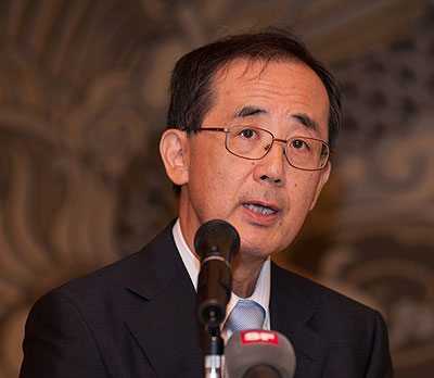 Bank of Japan Governor Masaaki Shirakawa. Net photo.