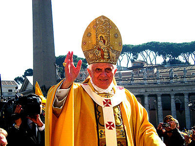 Pope Benedict XVI; The Catholic Church has stood by the same doctrines since time immemorial. Net  photo.