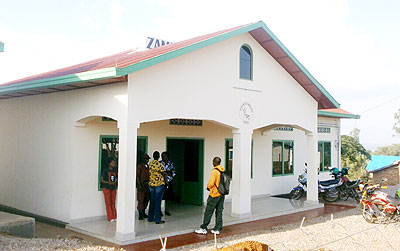 The new Umurenge Sacco building in Bambugo sector, Gasabo. The New Times/ Su00e9raphine Habimana