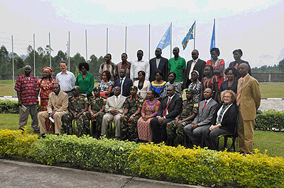 Participants in a group photo. The New Times/Sam Nkurunziza. 